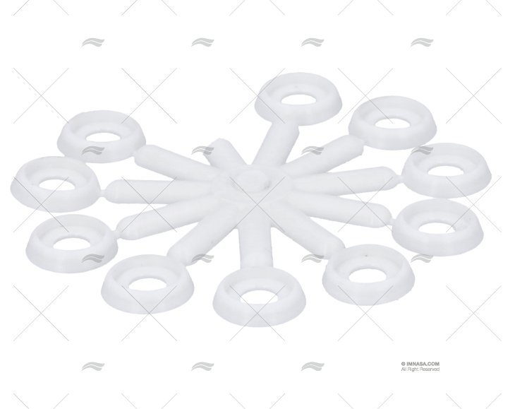 PLASTIC FINISH WASHERS M5-6 (PACK-10)