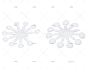 RONDELLE PLASTIQUE + CACHE VIS M3-4 (PAC