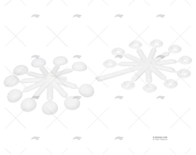 ANILHA + PARAFUSO 14 CONIC / PACK100