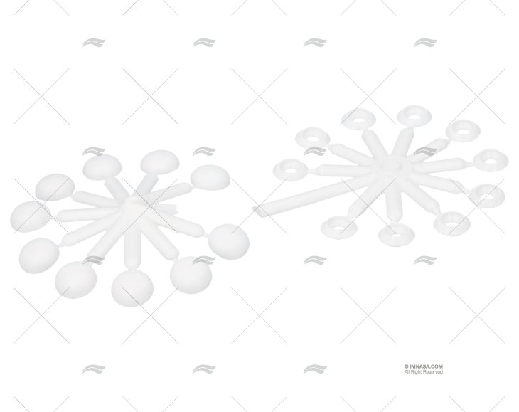 ANILHA+TAMPÃO PARAFUSO 14 CÓNICO/PACK100