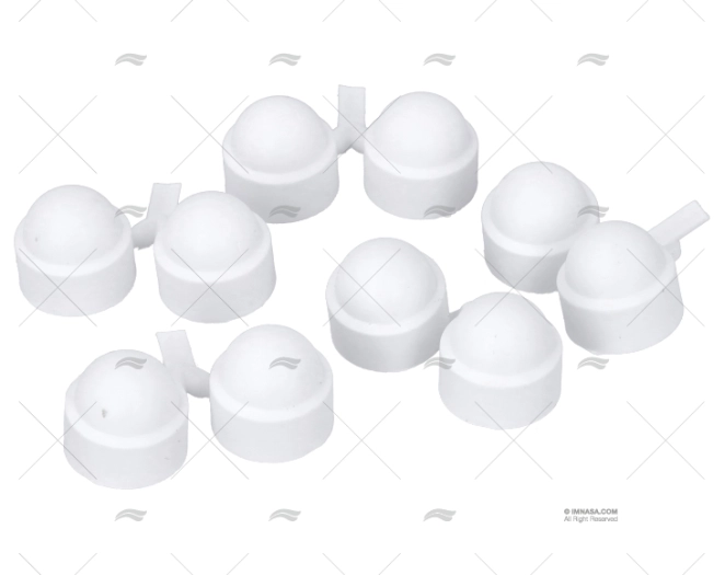 TAPPO COPERCHIO VITE M12 BIANCO (KIT-10)