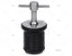 TRANSOM DRAIN PLUG S.S + RUBBER DIA.22mm