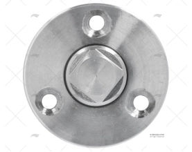 TAMPÃO DE ESGOTO EM INOX 50EXT/25INT