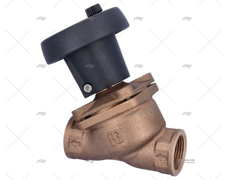 GRIFO FONDO BRONCE SEGURIDAD 1" GUIDI