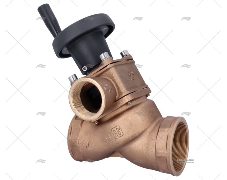 RUBINETTO FONDO BRONZO SICUREZZA 3VIE 3"GUI GUIDI