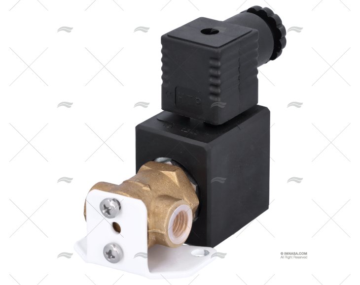 ELETROVÁLVULA ÁGUA 12V 1/4" MOLDURA