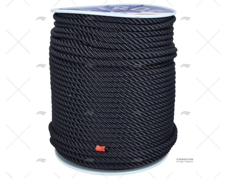 ROPE POLYESTER 10mm NAVY / DRUM 200MT
