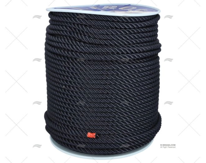 CIMA POLIESTERE 12mm NAVY   200m LIROS