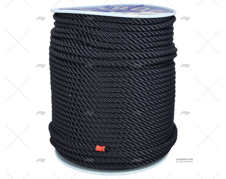 ROPE POLYESTER 12mm NAVY / DRUM 200MT