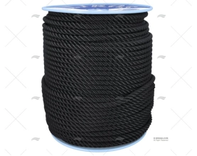 CIMA POLIESTERE 12mm NERO  200m LIROS
