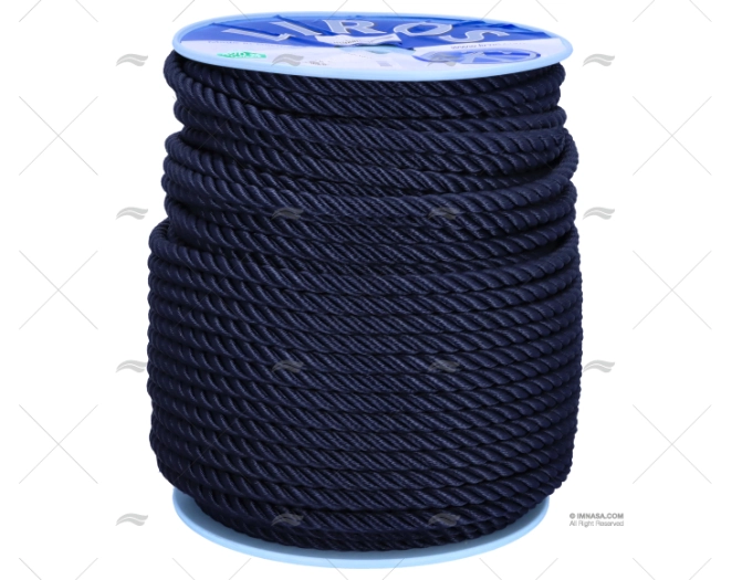 Cabo POLIÉSTER 14mm NAVY   150m LIROS