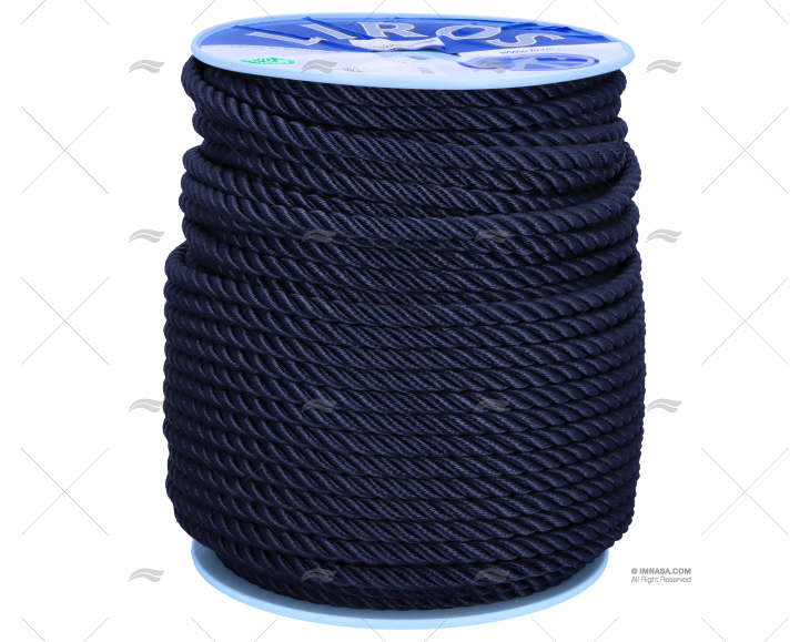 ROPE POLYESTER 14mm NAVY / DRUM 150MT