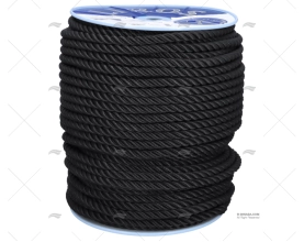 CIMA POLIESTERE 14mm NERO  150m LIROS