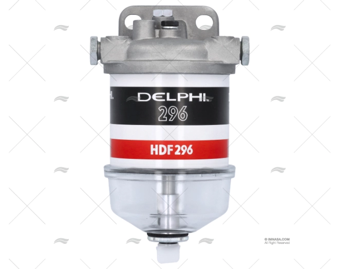 FILTRO GASOLIO SEPARATORE ACQUA DIESEL C/BICCHIERE TRASPARENTE