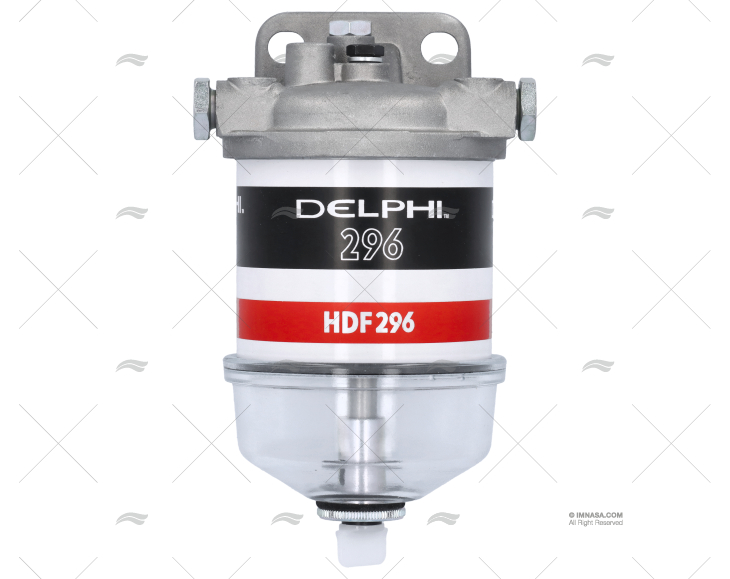 FILTRO GASOLIO SEPARATORE ACQUA DIESEL C/BICCHIERE TRASPARENTE