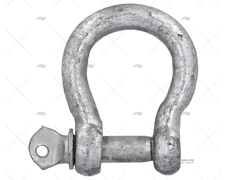 SHACKLE BOW GALVANIZED 10mm