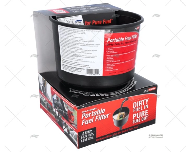 FUNIL FILTRO 19L GASOLINA/GASÓLEO/ÓLEO