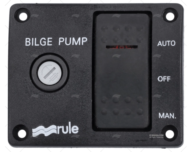 PANEL CONTROL BOMBA ACHIQUE RULE 12V
