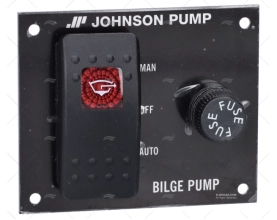 BILGE PUMP CONTROL PANEL 12V WITH FUSE JOHNSON - SPX
