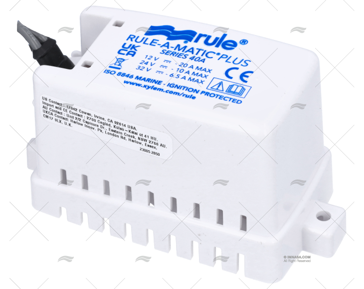 AUTOMÁTICO PORÃO RULE 12-24V C/CARCAÇA