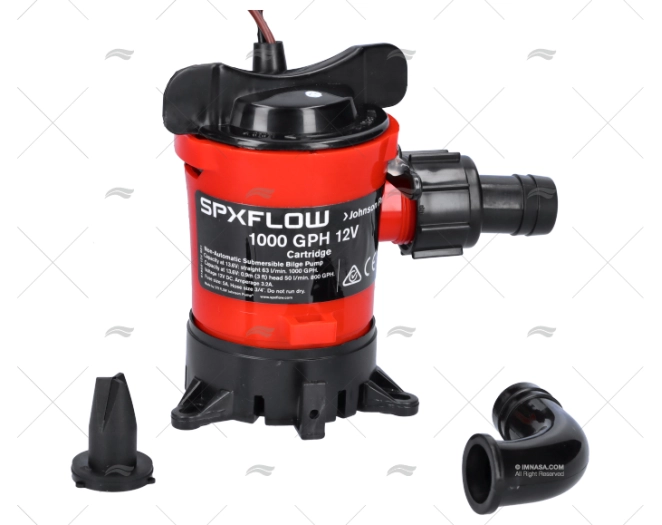 POMPA DI SENTINA 12V  3180L/H SPX L650 JOHNSON - SPX