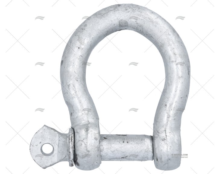 SHACKLE BOW GALVANIZED 18mm