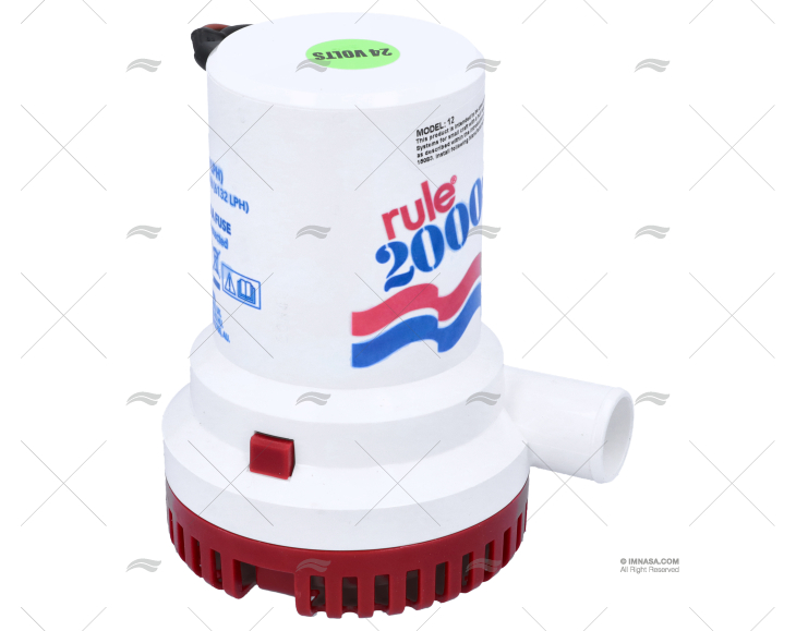 BOMBA DE PORÃO 24V  7571L/H RUL RULE