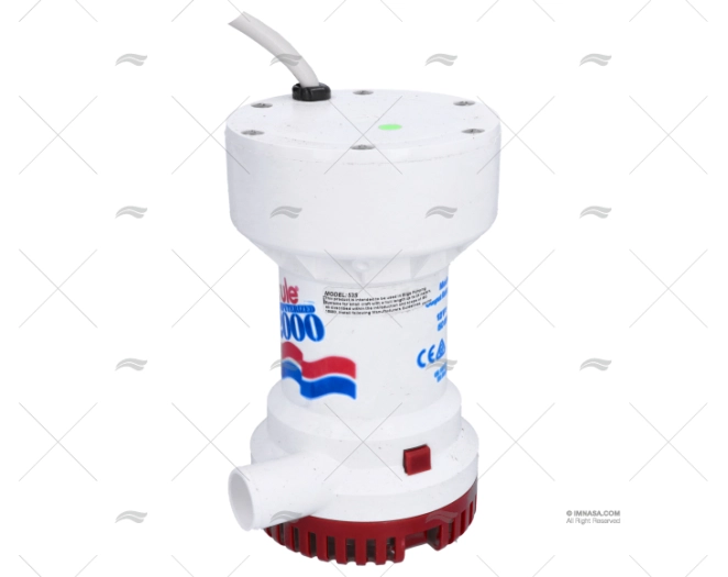 BOMBA DE ESGOTAMENTO 12V  7571L/H RULE AUTO.