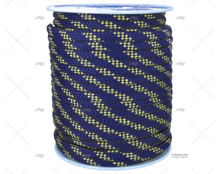 CIMA HANDY ELASTICO 18mm NAVY/GIAL.  100m LIROS