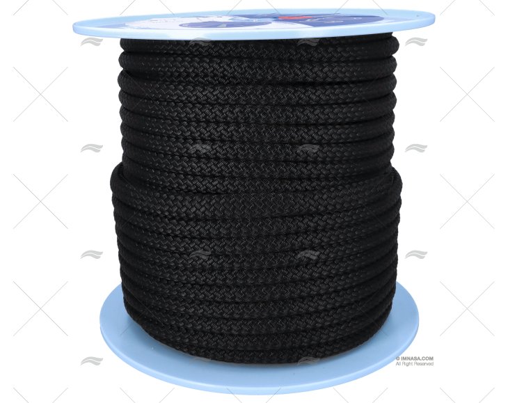 CIMA HANDY ELASTICO 18mm NERO       100m LIROS