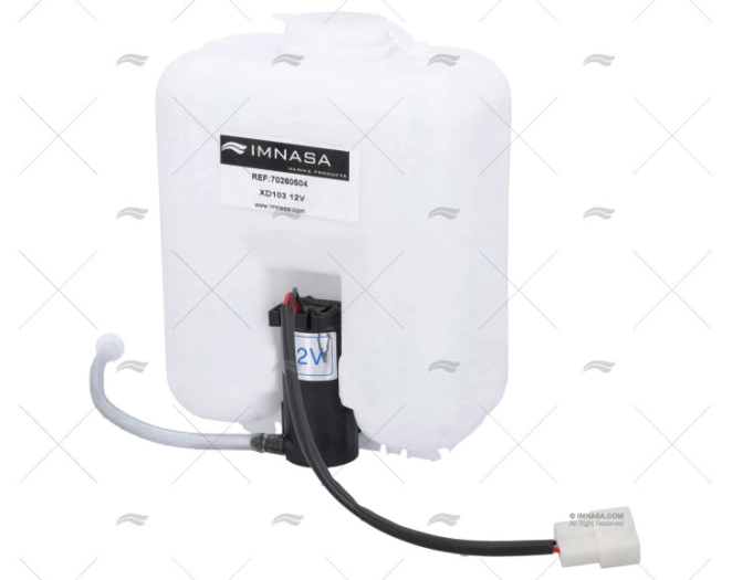 DEPOSITO AGUA 1,25L LIMPIAPARABRISAS 12 Y 24V