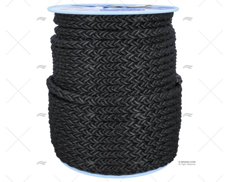 CABO SQUARELINE-PES 16mm PRETO 100m LIROS