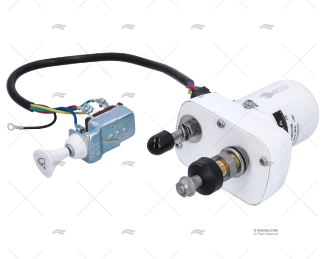 MOTOR LIMPIAPARABRISAS CON EJE CON INTERRUPTOR Y 2 VELOCIDADES