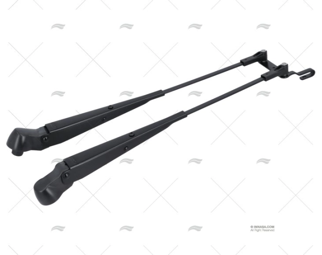BRACCIO PARALLELOGRAMMA 430-500 INOX  NERO