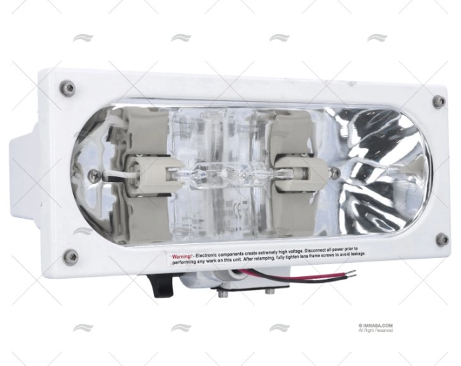 FOCO EXTERNO 12V  70W PIRÂMIDE LUMITEC
