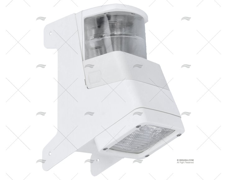LUZ COMBINADA BATENTE+CONVÉS BRANCA HELLA MARINE
