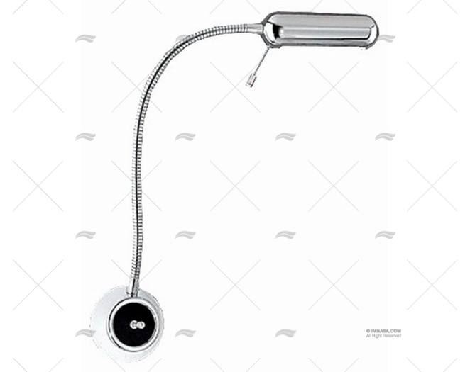 LUZ LEITURA 540 25W CROMADA/POLIDA FLEXO