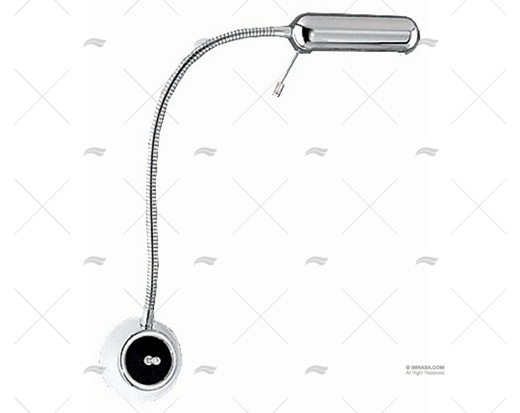 LUZ LEITURA 540 25W CROMADA/POLIDA FLEXO