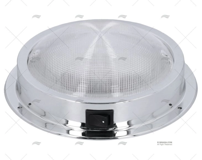 PLAFONIERA LUCE INOX 127mm