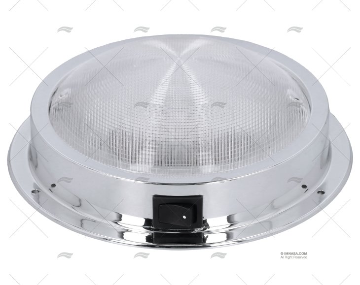 PLAFONIERA LUCE INOX 127mm