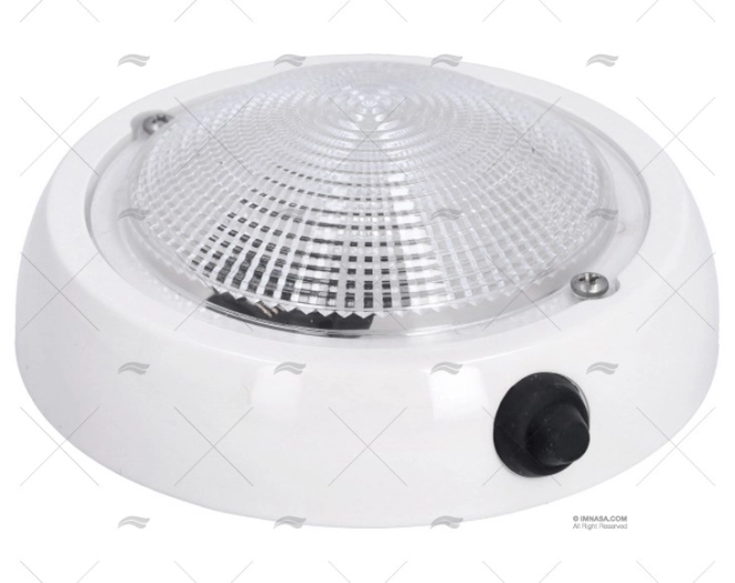 LUCE PLAFONIERA BIANCA PERKO 1X21W B1