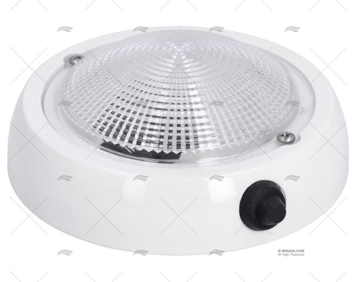 LUCE PLAFONIERA BIANCA PERKO 1X21W B1