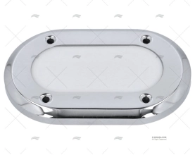 STAGNA OVALE INCASSO 1X20W CROMATO G4