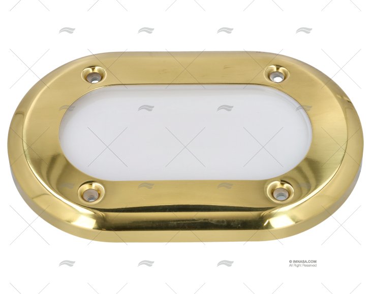 STAGNA OVAL DOURADO 1X20W ENCASTRÁVEL.
