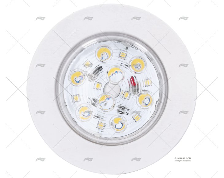 LUCE PLAFONIERA DIAM.100mm 16LED 12v