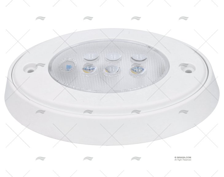 LUCE PLAFONIERA 140x90mm 6LED  OVALE