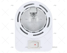 PLAFONIERA ALOGENA 12V CON INTERRUTTORE