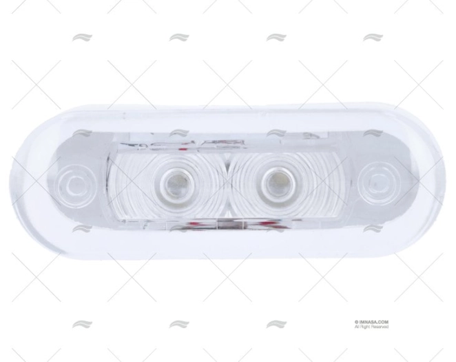 LUCE CORTESIA OVALE 2LED 12V