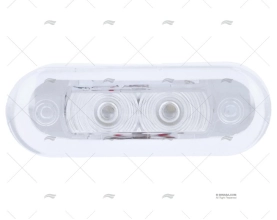 LUCE CORTESIA OVALE 2LED 12V