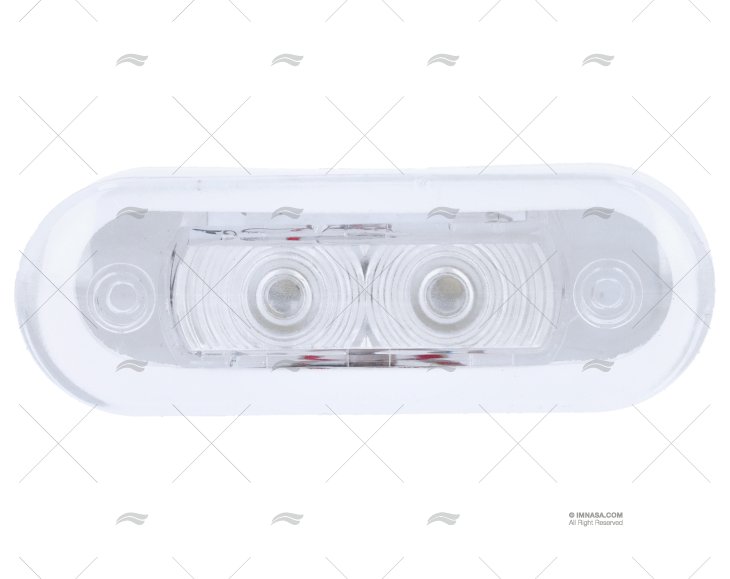 LUCE CORTESIA OVALE 2LED 12V
